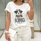 T Shirt Bully mit Strass King