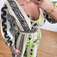 Jumpsuit Boho Neon Gelb