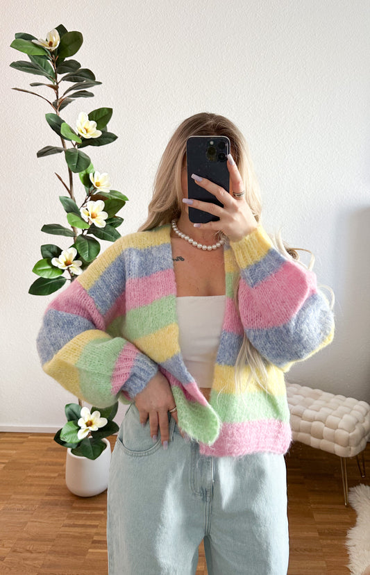 Strickjacke Rainbow
