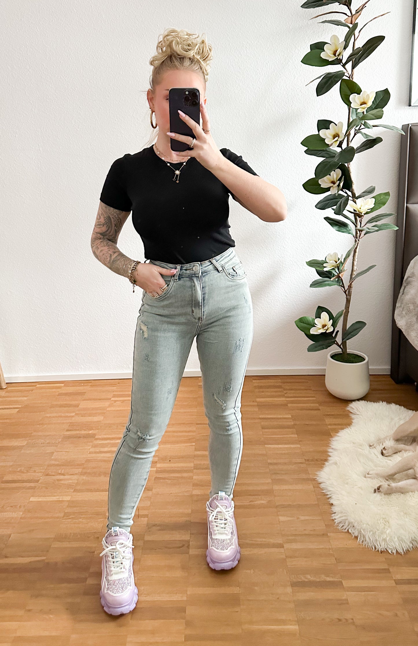Jeanshose High Rise Skinny