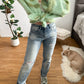 Jeanshose Mom Fit Hello Miss 98cm Länge