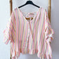Musselin Bluse Pastell in 4 Farben
