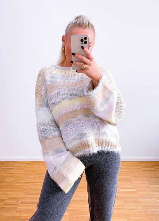 Strickpullover Pastell