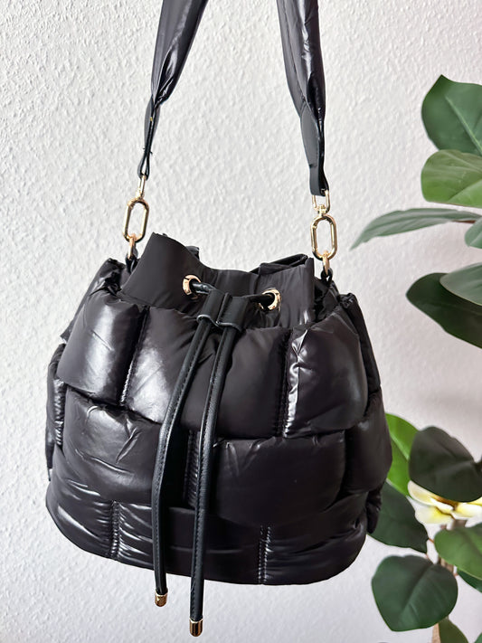 Handtasche/Beuteltasche Kassandra schwarz