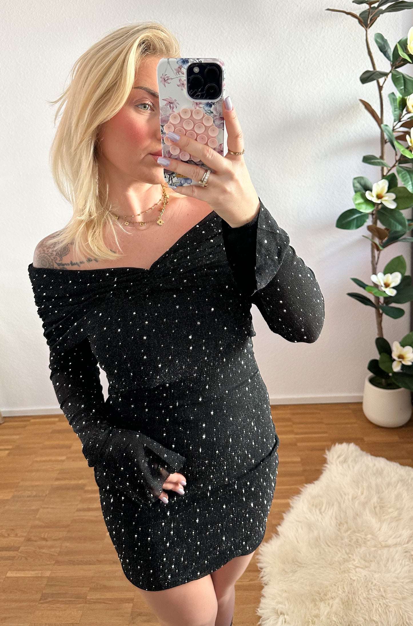 Kleid Dress stretchy&Glitter