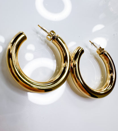 Creolen mittel 14k Gold