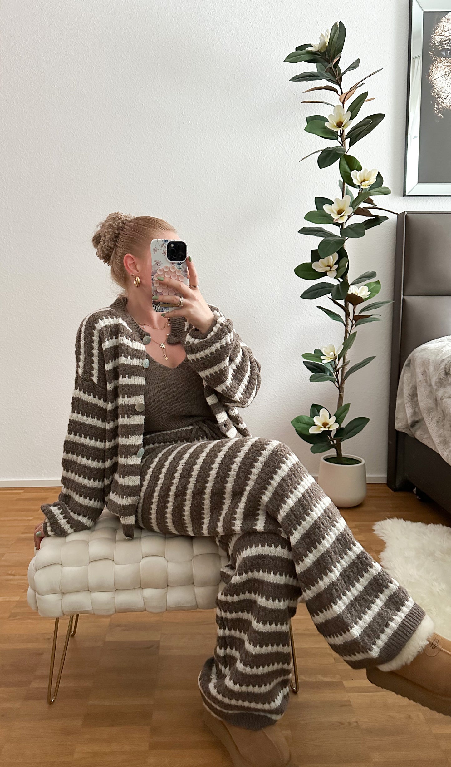 Strickhose Lilly in 5 Farben super weich 106cm lang