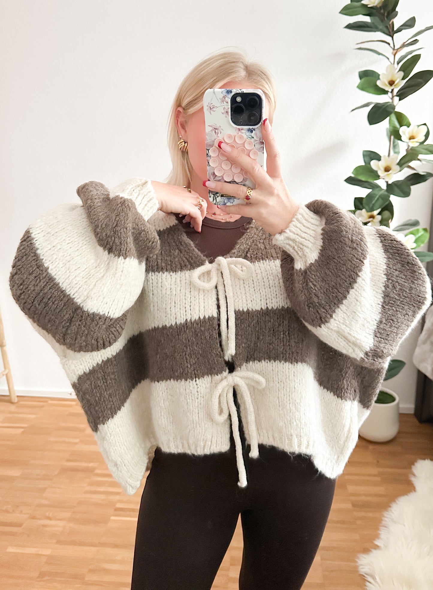 Strickpullover Streifi in 2 Farben super Woche und kuschelig