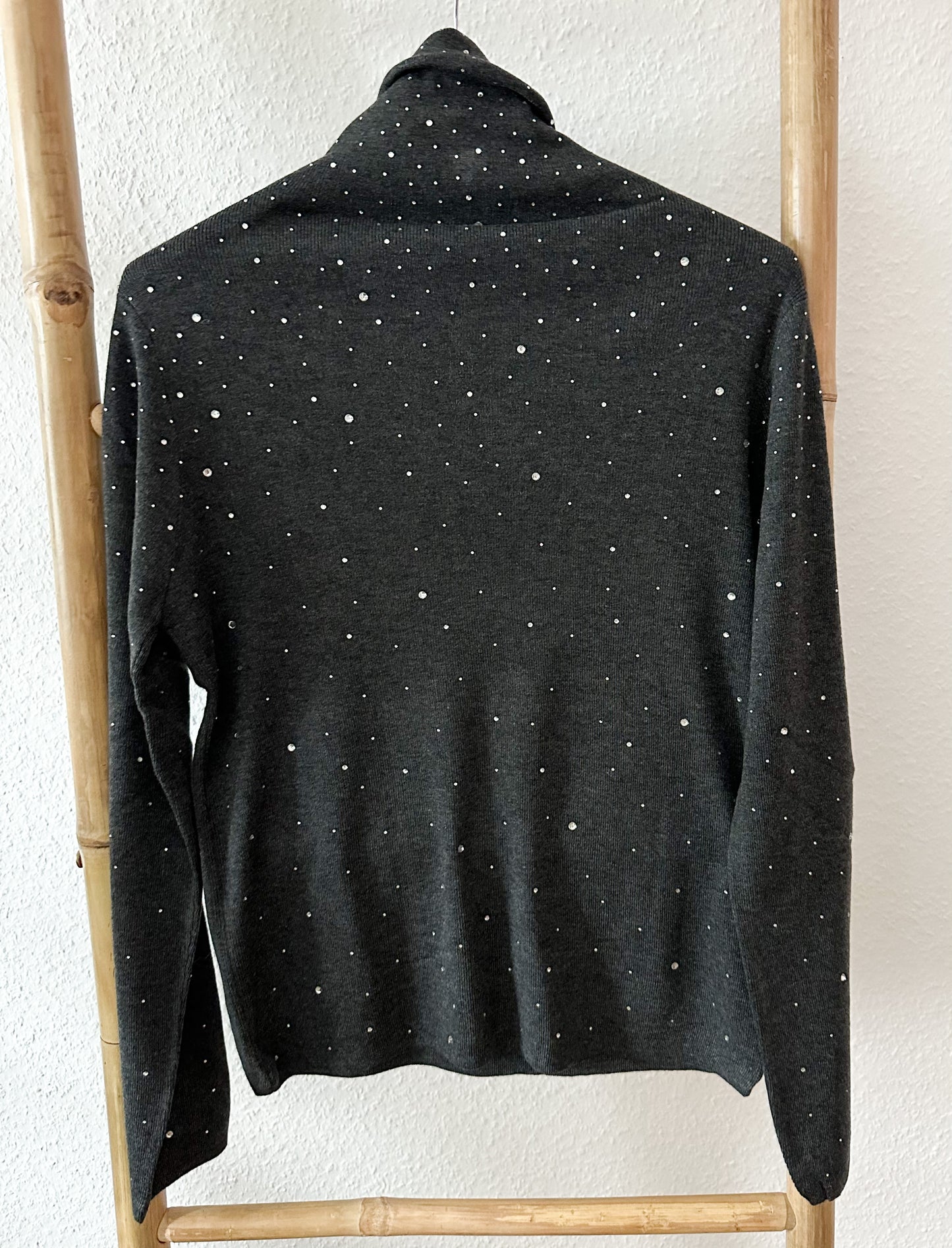 Strickpullover/Feinstrickpullover mit Strass in 3 Farben