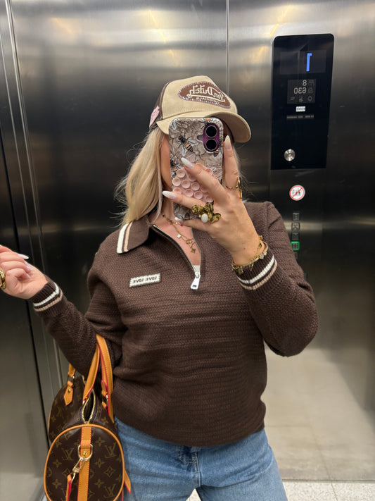 Pullover Schoko Love