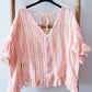 Musselin Bluse Pastell in 4 Farben