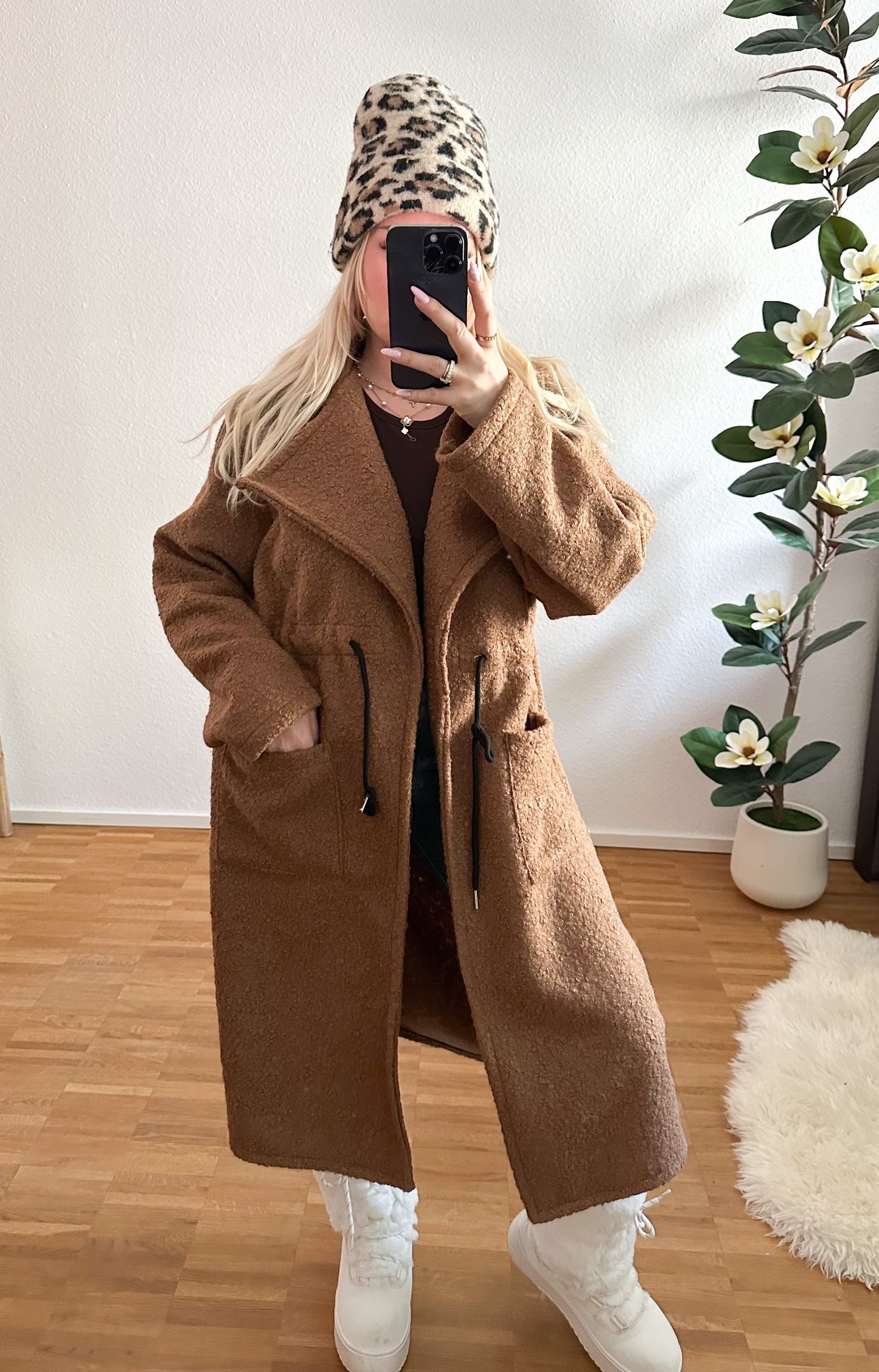 Jacke Teddy soft mit Tunnelzug in 5 Farben