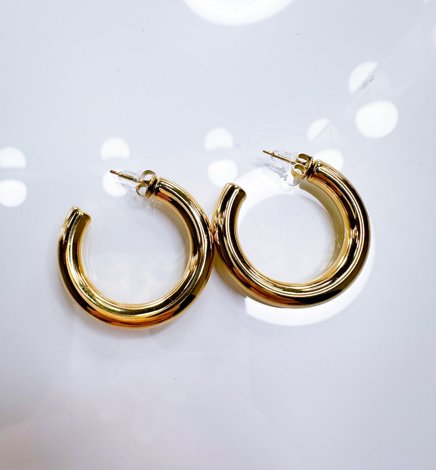 Creolen mittel 14k Gold