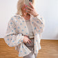 Musselin Bluse Blume in 4 Farben