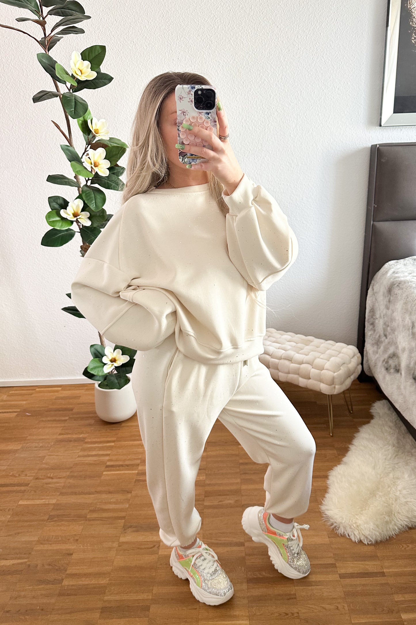 Zwei Teiler Basic Bling Butterweich in 4 Farben