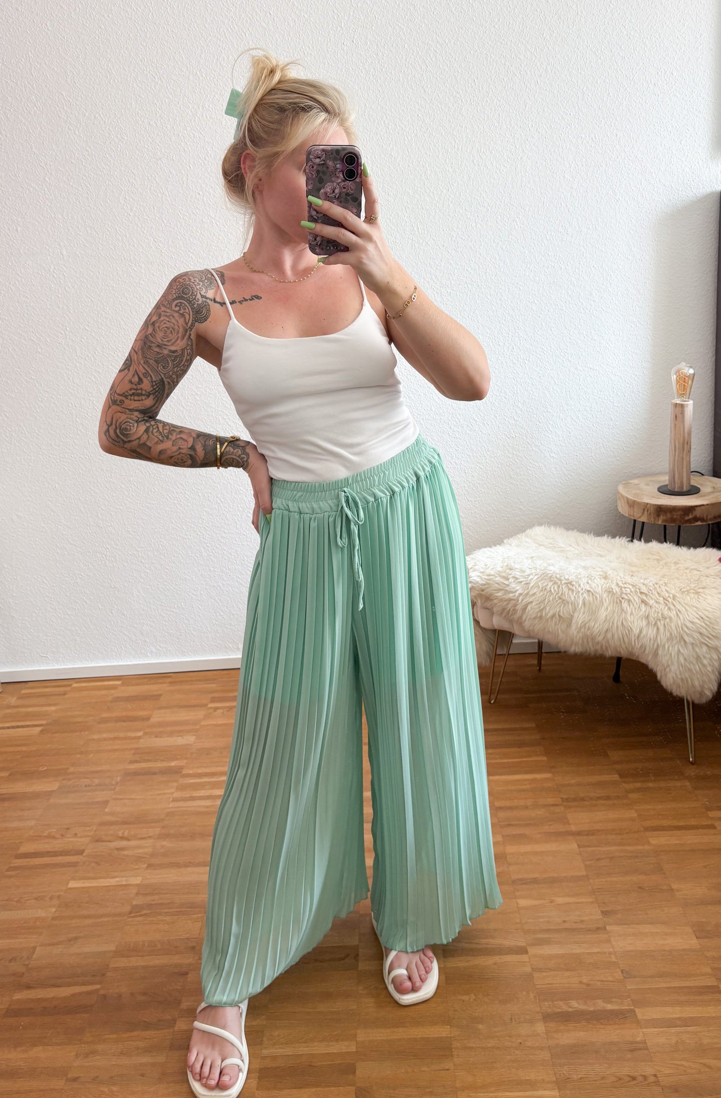 Stoffhose Plissee in 7 Farben