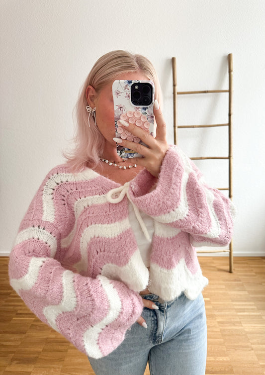 Strickjacke bunt 8 Farben