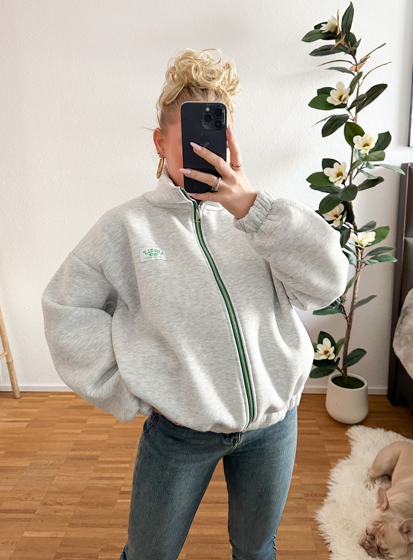 Zip-Jacke Lovely my Girl in 4 Farben Innenfutter Teddy 🧸