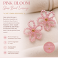 Ohrrstecker Vajana Blom rosa S.Steel