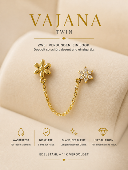 Ohrstecker Vajana Twin Blom