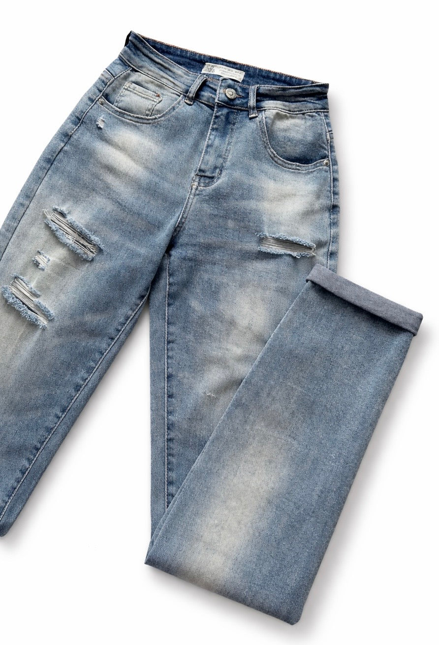 Jeanshose Mom Fit Hello Miss 98cm Länge
