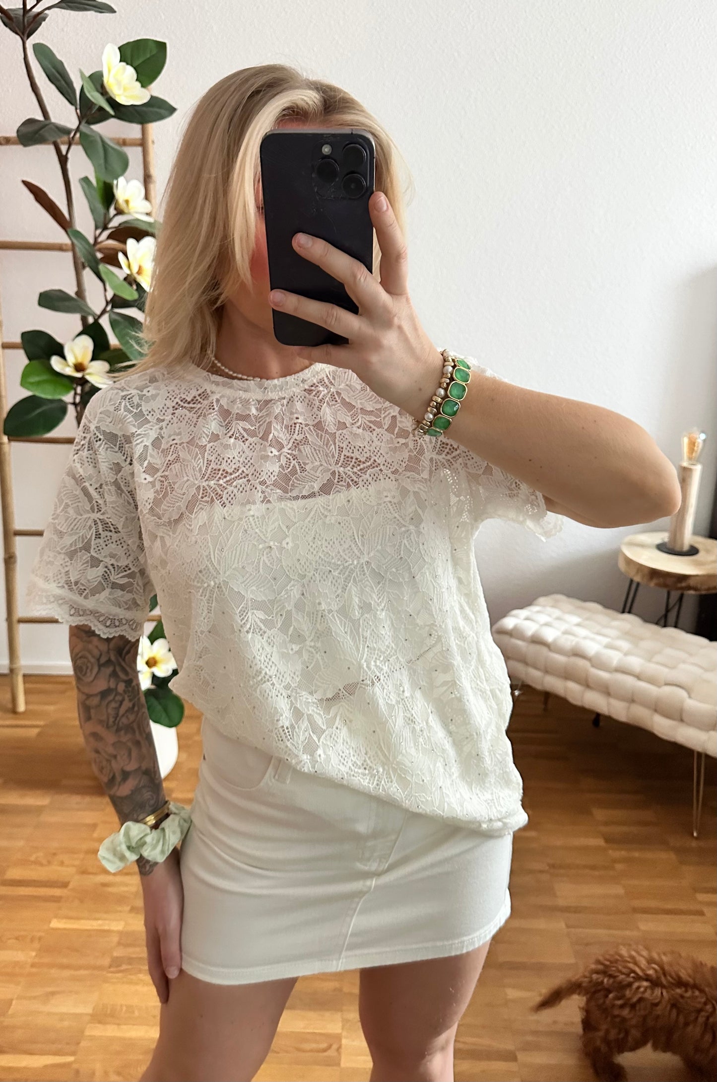T-Shirt Spitze Luna Bling 3 Farben