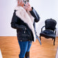 Lederjacke 2 in 1 Paris