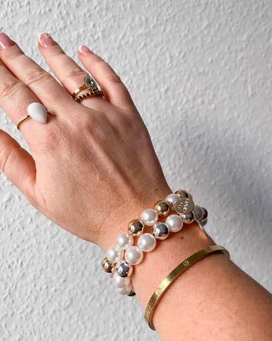 Armband Gold Pearl 2 Farben