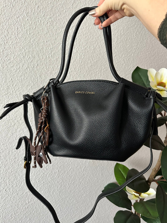 Handtasche Coveri mit Schlüsselanhänger und eine kleinen Tasche Kunstleder