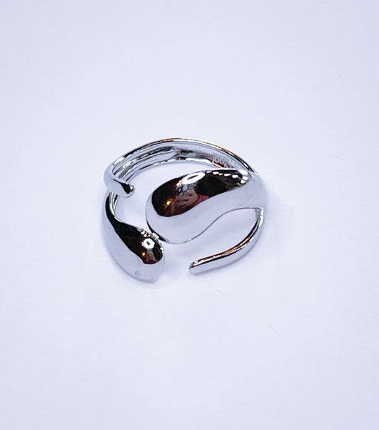 Ring Extrem S.Steel Gold&Silber