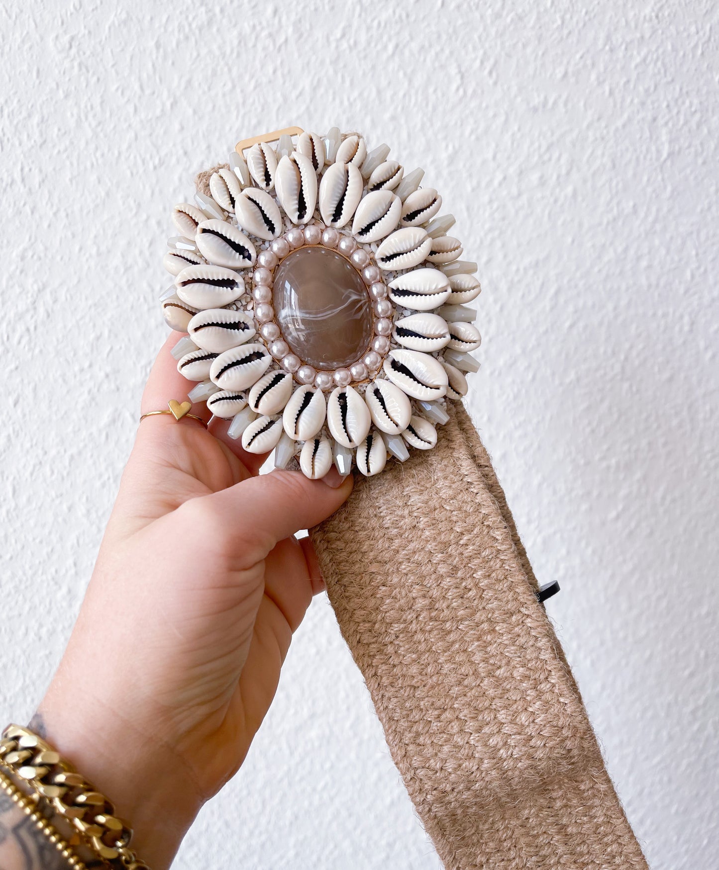 Gürtel Boho-Muschel 3 Farben