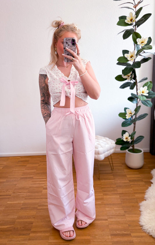 Stoffhose Rosy Rose