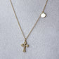 Halskette Kreuz Bling