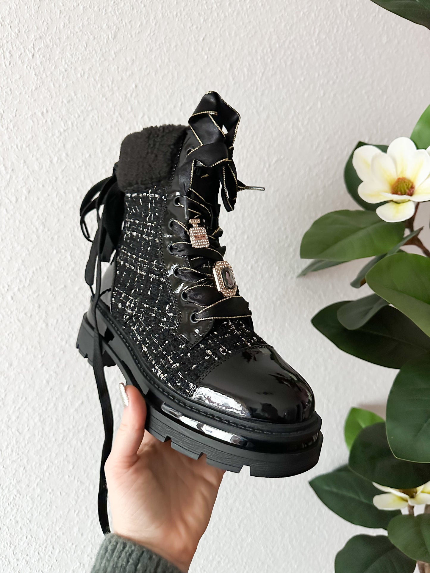 Winter-Boot Bling Rose Luxe