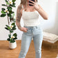 Jeanshose Mom Fit Lajoly 92cm Länge