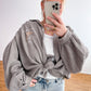 Musselin Bluse Croissant
