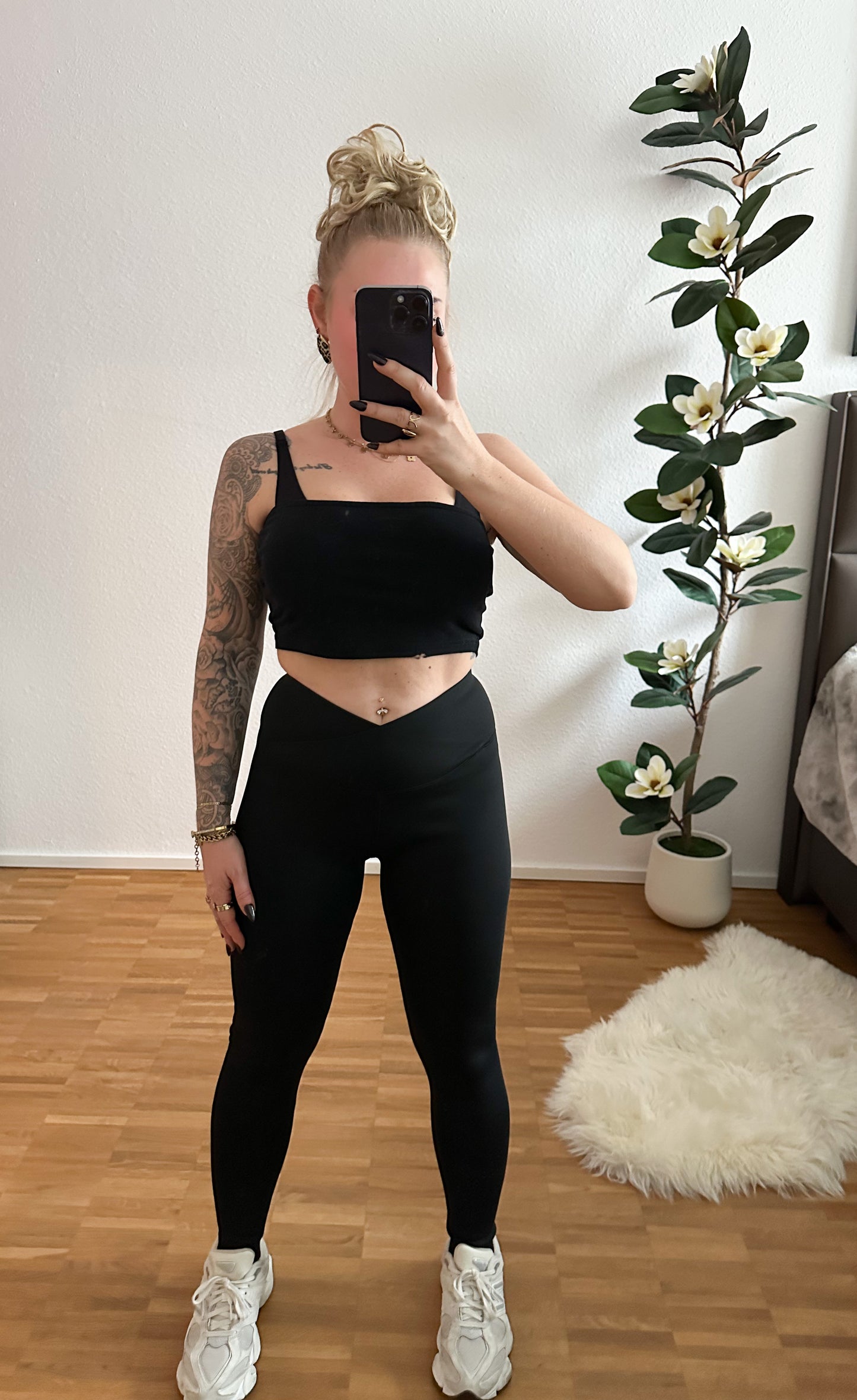 Fett-weg leggings thermo mit Fütterung 25% Elastisch