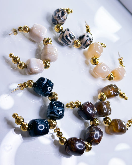 Creolen Lini in 6 Farben S.Steel