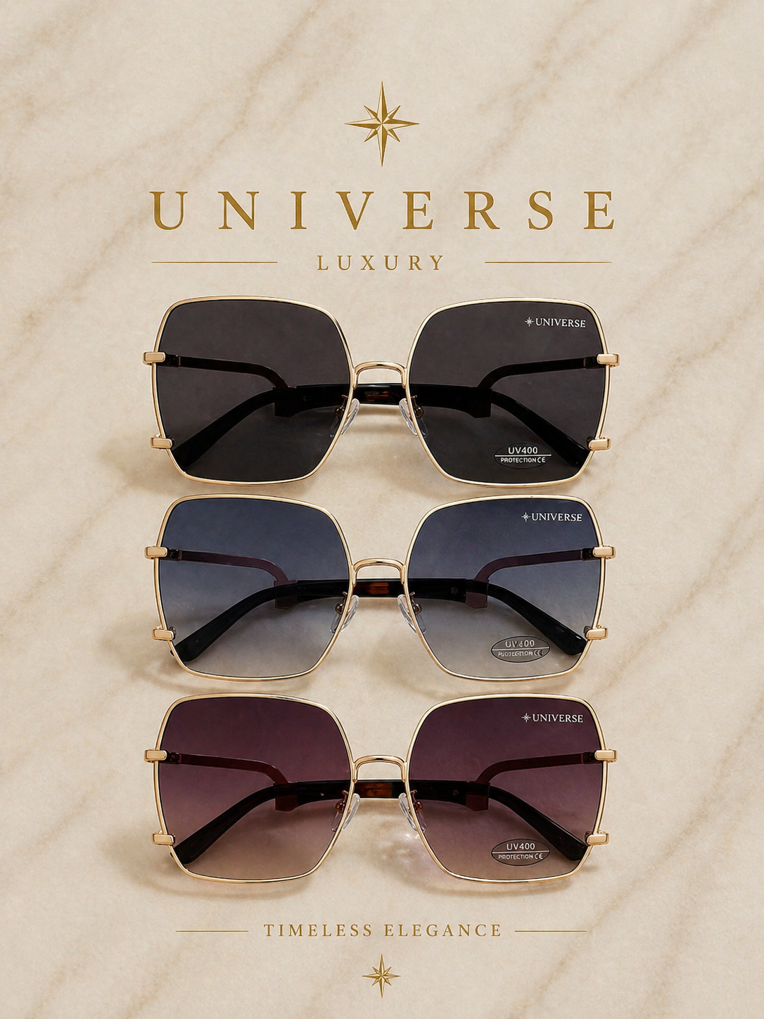 Sonnenbrille Universe UV400 Protection 8 Farben