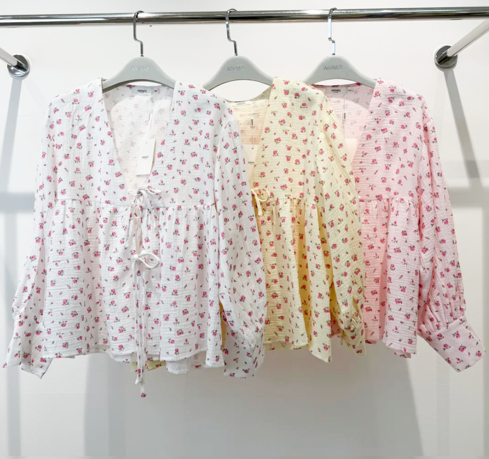 Bluse Musselin Blomi in 3 Farben