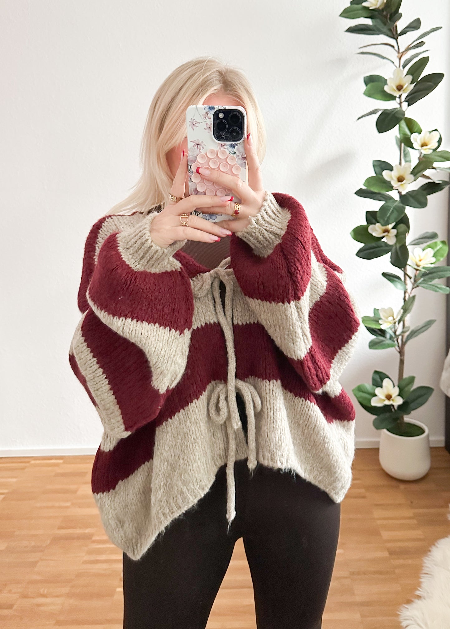 Strickpullover Streifi in 2 Farben super Woche und kuschelig