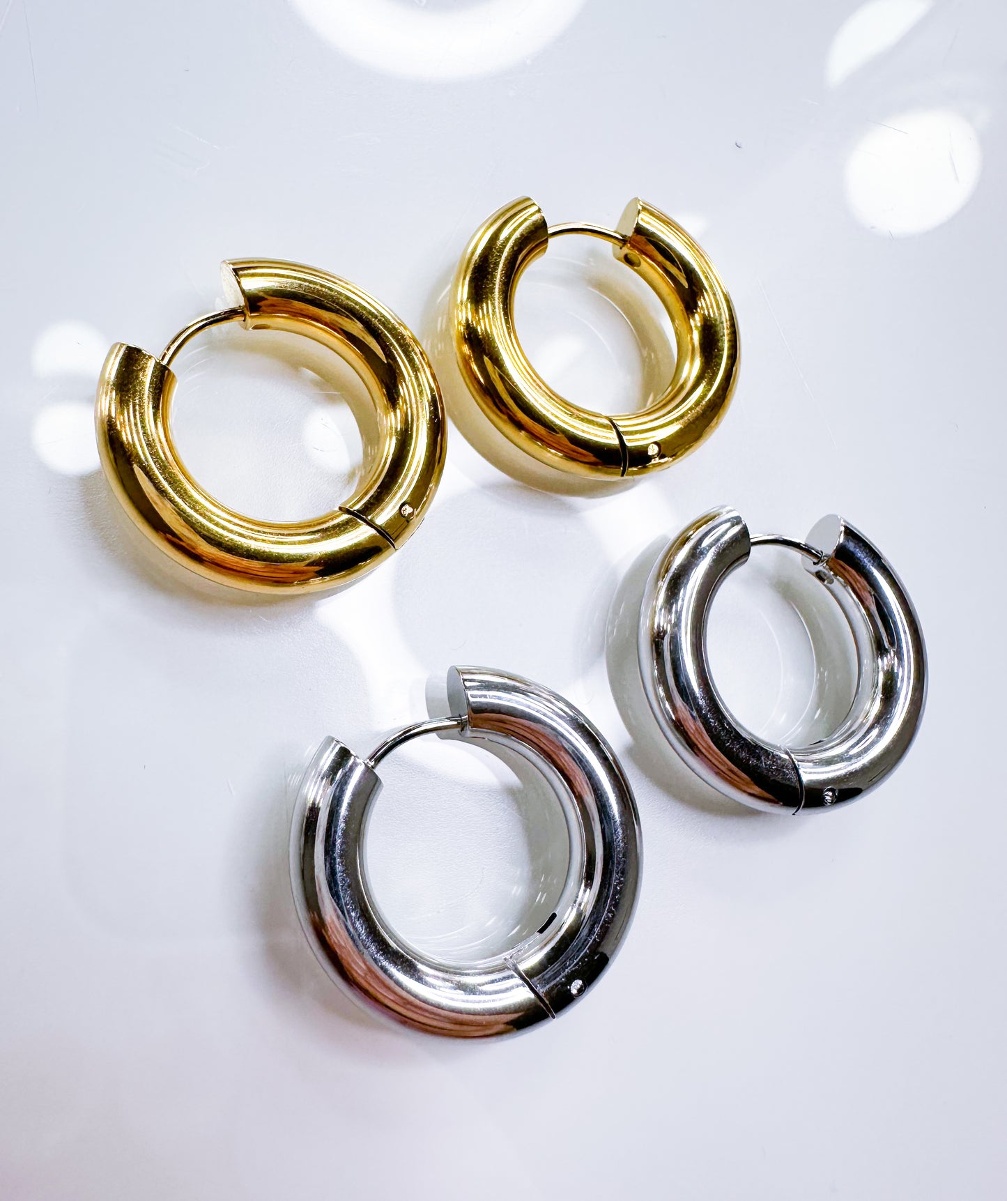 Creolen klein 14k Gold