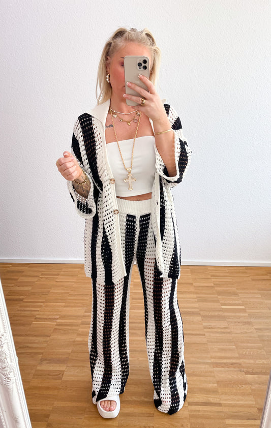 Zwei-Teiler Strick Boho