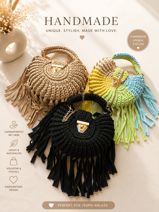 Tasche Muschel Handmade