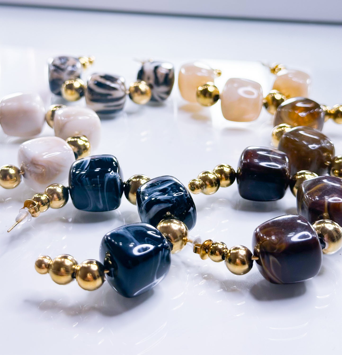 Creolen Lini in 6 Farben S.Steel