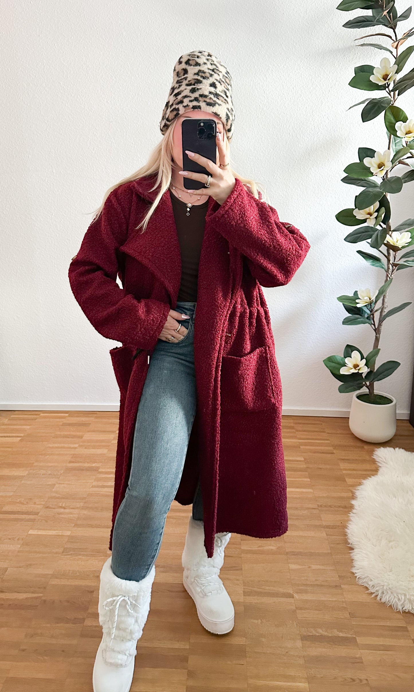 Jacke Teddy soft mit Tunnelzug in 5 Farben