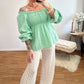 Musselin Bluse Orient in 4 Farben