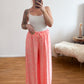 Stoffhose Seide Leo Print