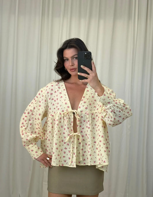 Bluse Musselin Blomi in 3 Farben