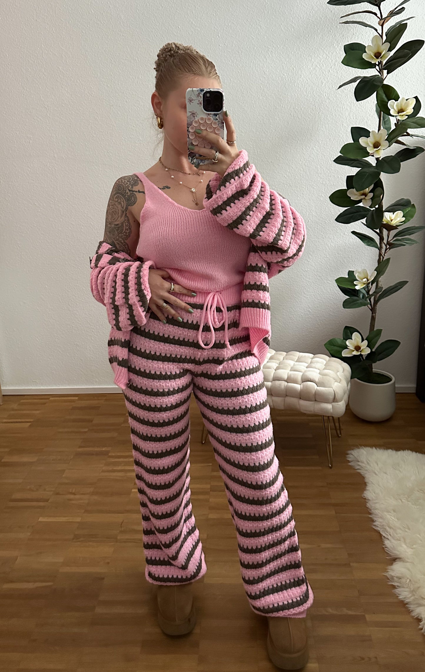 Strickhose Lilly in 5 Farben super weich 106cm lang